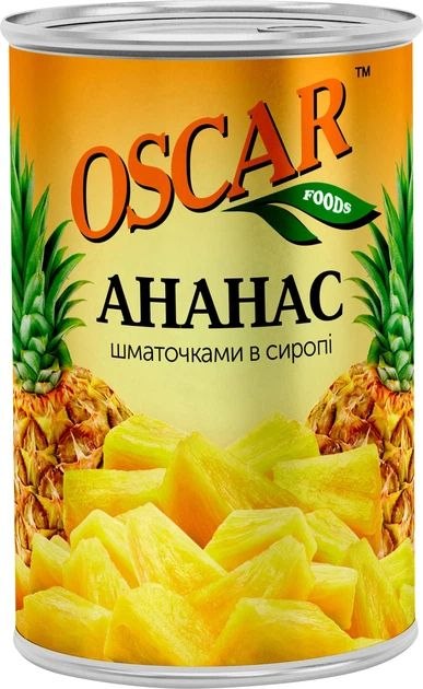 Ананас Oscar шматочками 580мл